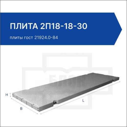 Плита 2П18-18-30