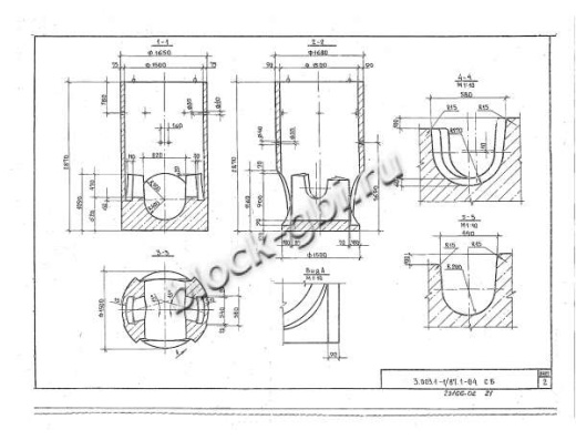 Рабочая камера колодца РКФК15