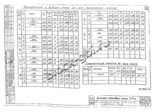 Средний блок камеры тепловой СБК 3.0-1 800x1600