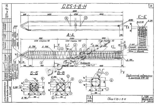 Свая С 25-1-8-Н Свая С 25-1-8-Н