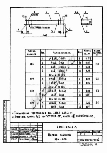 Плита 2ПГ 6-3