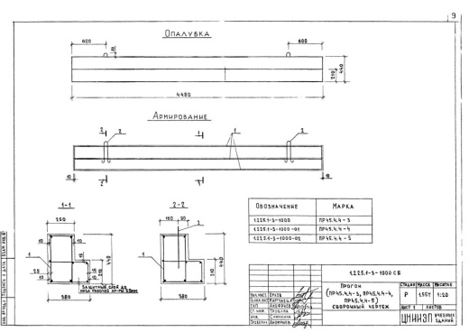 Прогон ПР 45-4.4-4 Прогон ПР 45-4.4-4