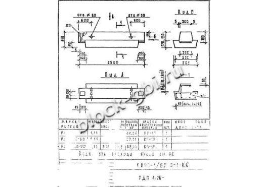 Ригель РДП 4.26-60
