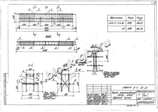 Ригель 1РДР 6.86-Д Ригель 1РДР 6.86-Д