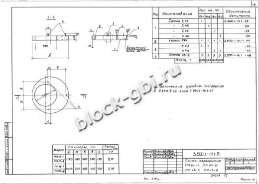 Плита ПП 10-2