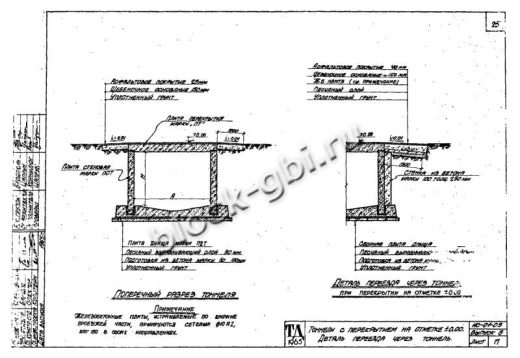 Тоннель 2Ту 300-300-3 двухсекционный