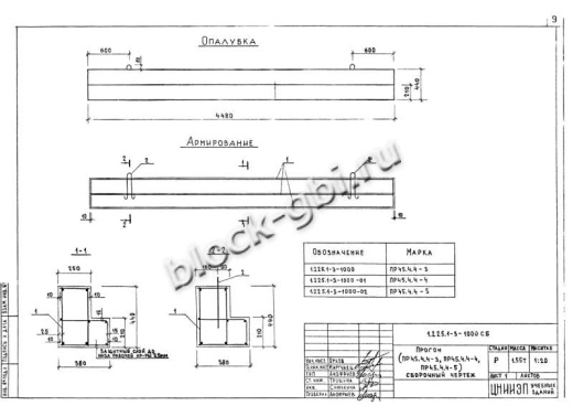 Прогон ПР 45-4.4-4 Прогон ПР 45-4.4-4