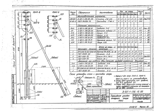 Переходная угловая анкерная опора ПУА2 Переходная угловая анкерная опора ПУА2