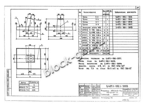 Фундамент МФ1.3х2.2-1/5