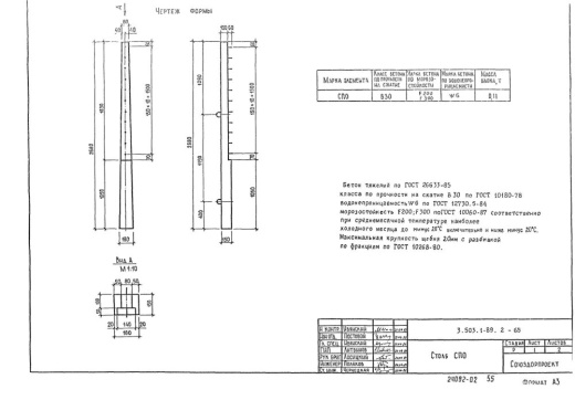 Столбик сигнальный СПО