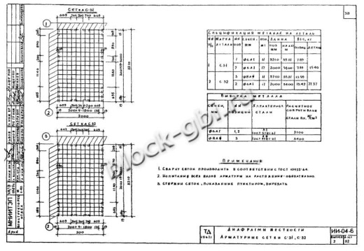 Диафрагма жесткости ВЦ-20-32