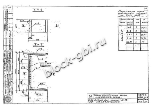 Средний блок камеры тепловой СБК 1.8-1