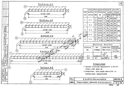 Диафрагма жесткости ВЦ-57-15